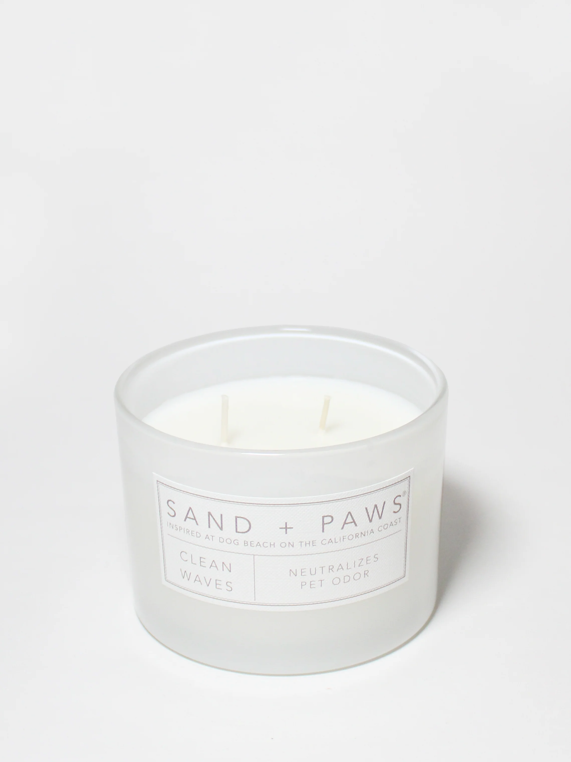 Sand + Paws Clean Waves 12 oz scented candle - Image 3