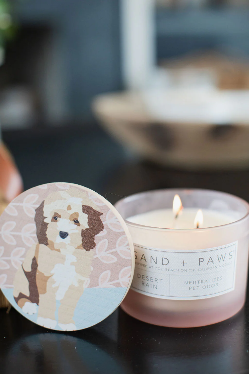 Sand + Paws Desert Rain 12 oz scented candle - Image 5