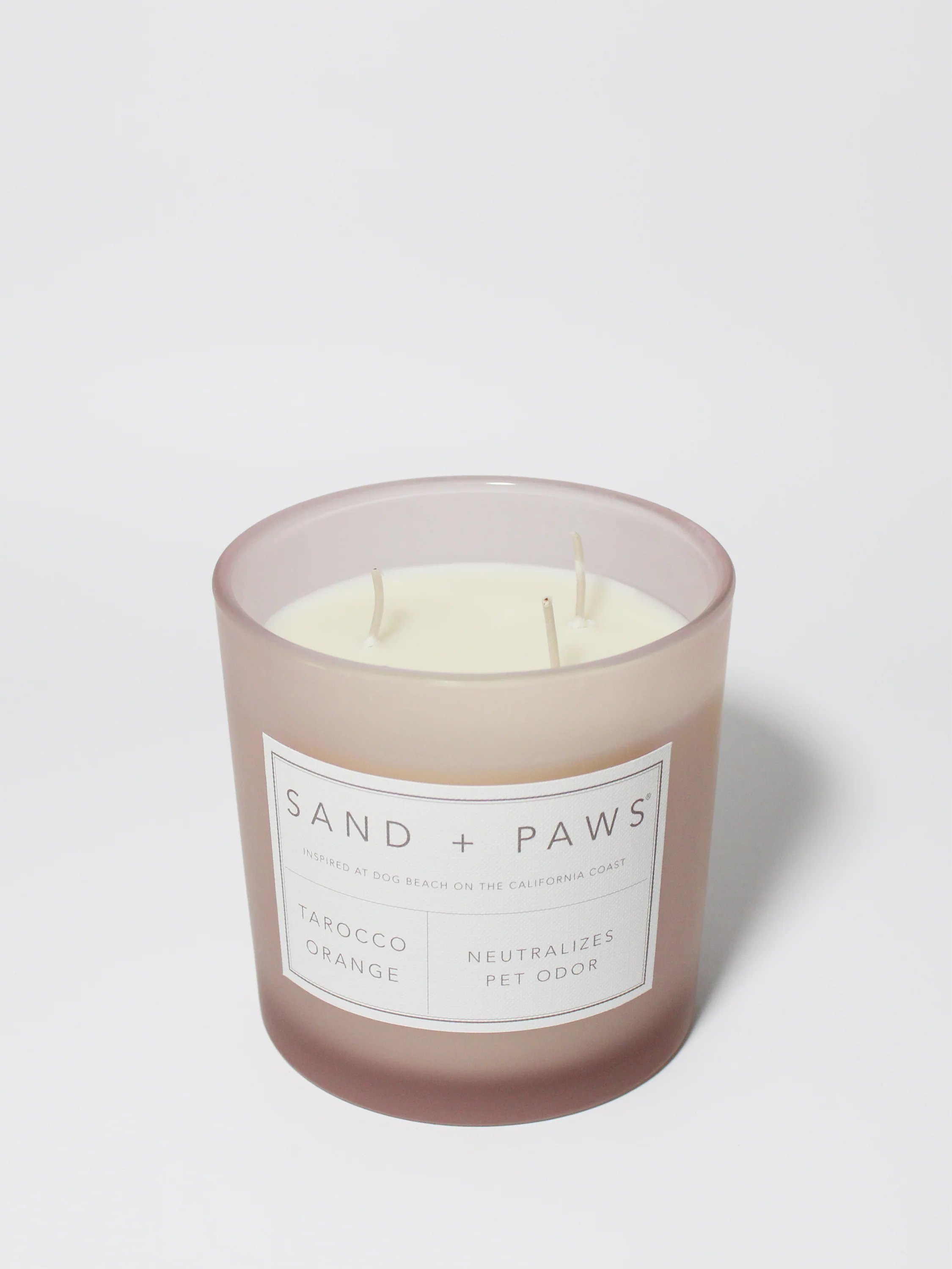 Sand + Paws Tarocco Orange 21 oz scented candle - Image 3