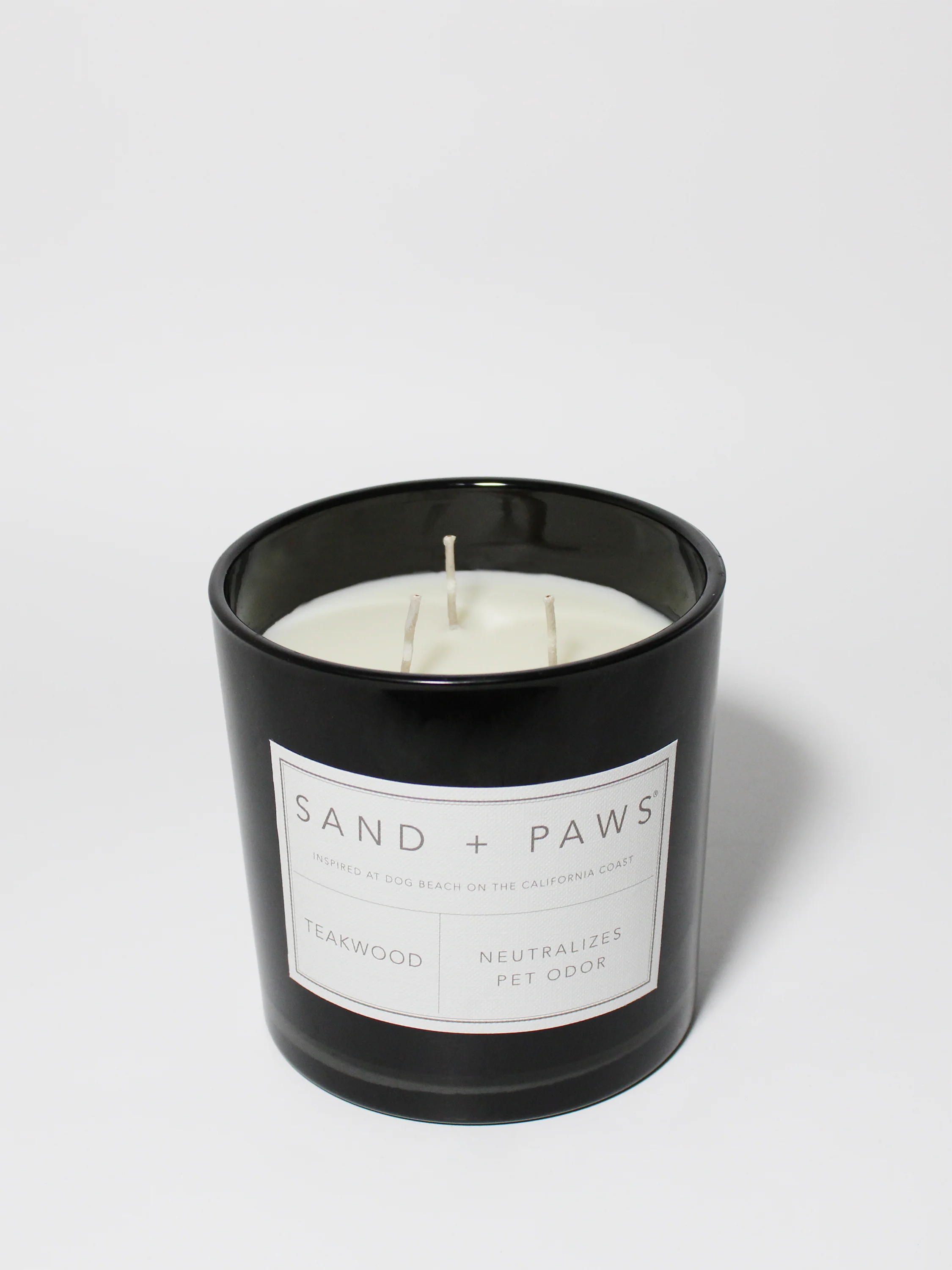 Sand + Paws Teakwood 21 oz scented candle - Image 3