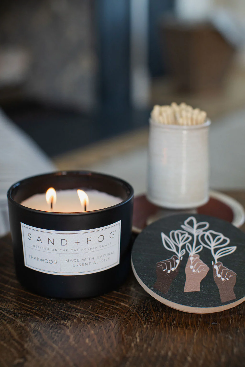 Teakwood 12 oz scented candle - Image 5