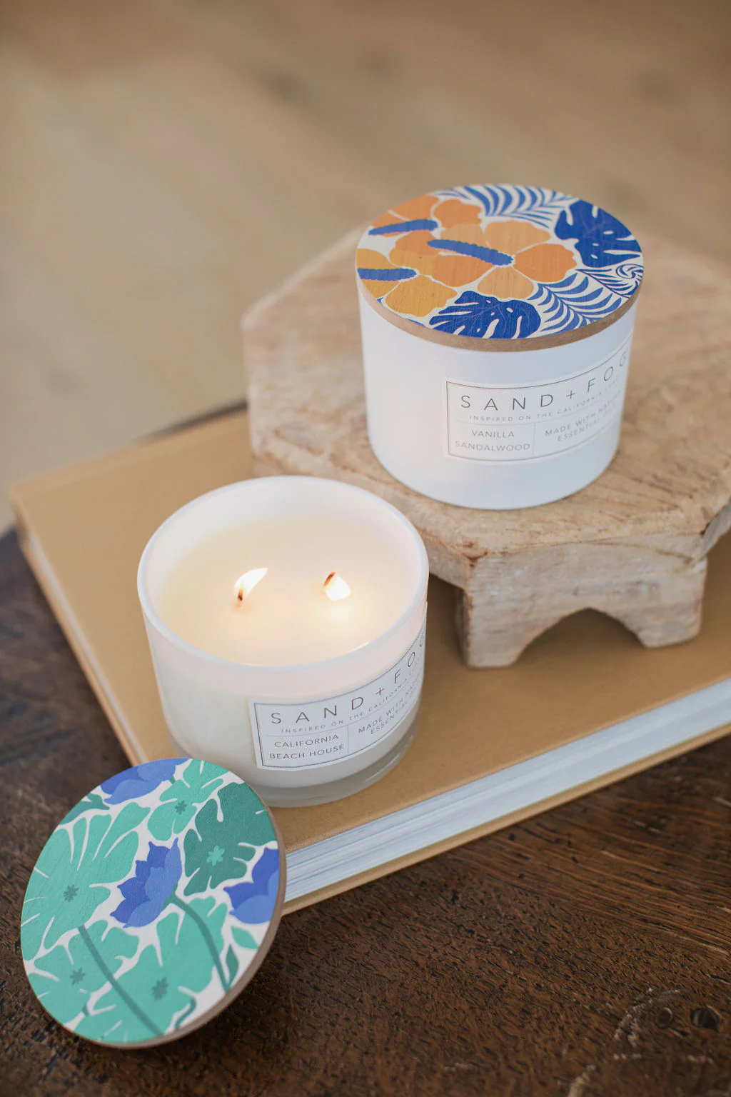 Vanilla Sandalwood 12 oz scented candle - Image 5
